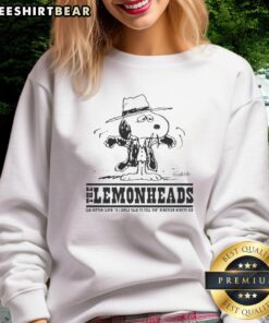 Pretty Snoopy The Lemonheads sweatshirt featuring a colorful design, perfect for fans of music and cozy fashion.
