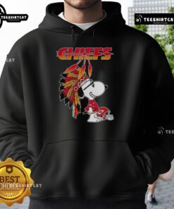 Pretty Snoopy War Bonnets Kansas City Chiefs football helmet hoodie in vibrant colors, perfect for fans and stylish wear.