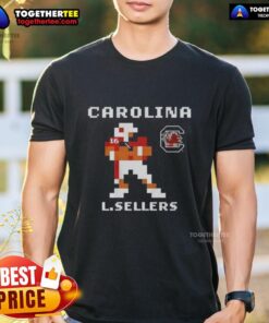 Alt Text: Pretty South Carolina Gamecocks Lanorris Sellers Retro Baller T-Shirt featuring vibrant colors and classic design.