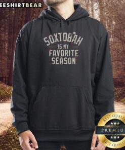 Autumn hoodie with 'Baseball is my favourite season' design, perfect for cozy fall days and baseball fans.
