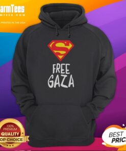 Pretty Superman Free Gaza Hoodie featuring a vibrant design promoting peace and support for Gaza.