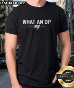 Pretty Tampa Bay Buccaneers What An Op T-Shirt featuring vibrant colors and team logo, perfect for fans.