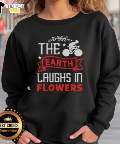 Pretty The Earth Laughs In Flowers Bicycle T-Shirt - Image 5