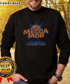Pretty The Mecca Mob New York City 212 Court Kings skyline logo sweatshirt in trendy design and vibrant colors.