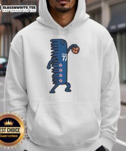 Alt Text: Pretty V.J. Edgecombe wearing a Philadelphia 76ers hoodie, showcasing team spirit and stylish sportswear.