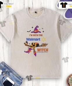 Pretty Walmart Halloween washed t-shirt featuring a witch and spell design, perfect for festive celebrations.
