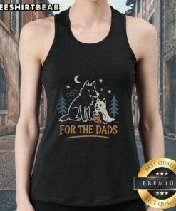 Stylish Pretty Wolf Halloween tank top for dads, featuring a fun wolf design perfect for spooky season celebrations.