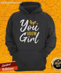 Pretty You Grow Girl Hoodie in vibrant colors, showcasing a stylish design perfect for empowering young girls.
