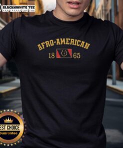 Top Afro-American 1865 T-Shirt featuring a historic design celebrating African American heritage and culture.