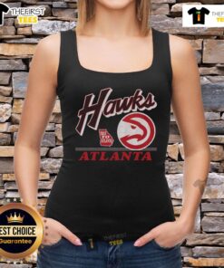 Vintage tank top featuring the Atlanta Hawks logo, perfect for fans showcasing their team spirit in style.
