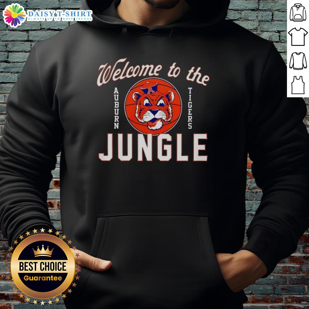 Top Auburn Tigers Welcome To The Jungle Hoodie Top Auburn Tigers Welcome to the Jungle hoodie featuring bold team colors and logo, perfect for game day attire.