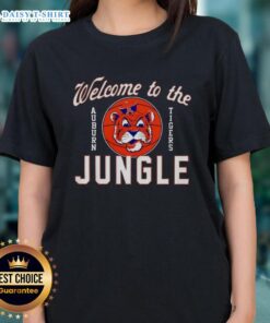Top Auburn Tigers Welcome to the Jungle ladies tee featuring vibrant team colors and logo for passionate fans.