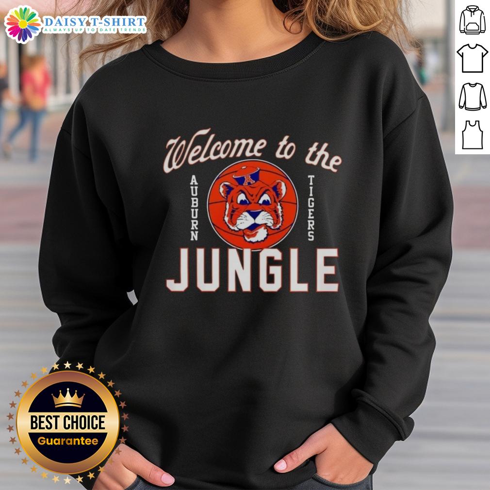 Top Auburn Tigers Welcome To The Jungle Sweatshirt Top Auburn Tigers Welcome to the Jungle sweatshirt featuring vibrant team colors and logo, perfect for game day wear.