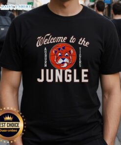 Top Auburn Tigers Welcome To The Jungle T-Shirt featuring vibrant team colors and logo, perfect for fans and game day.