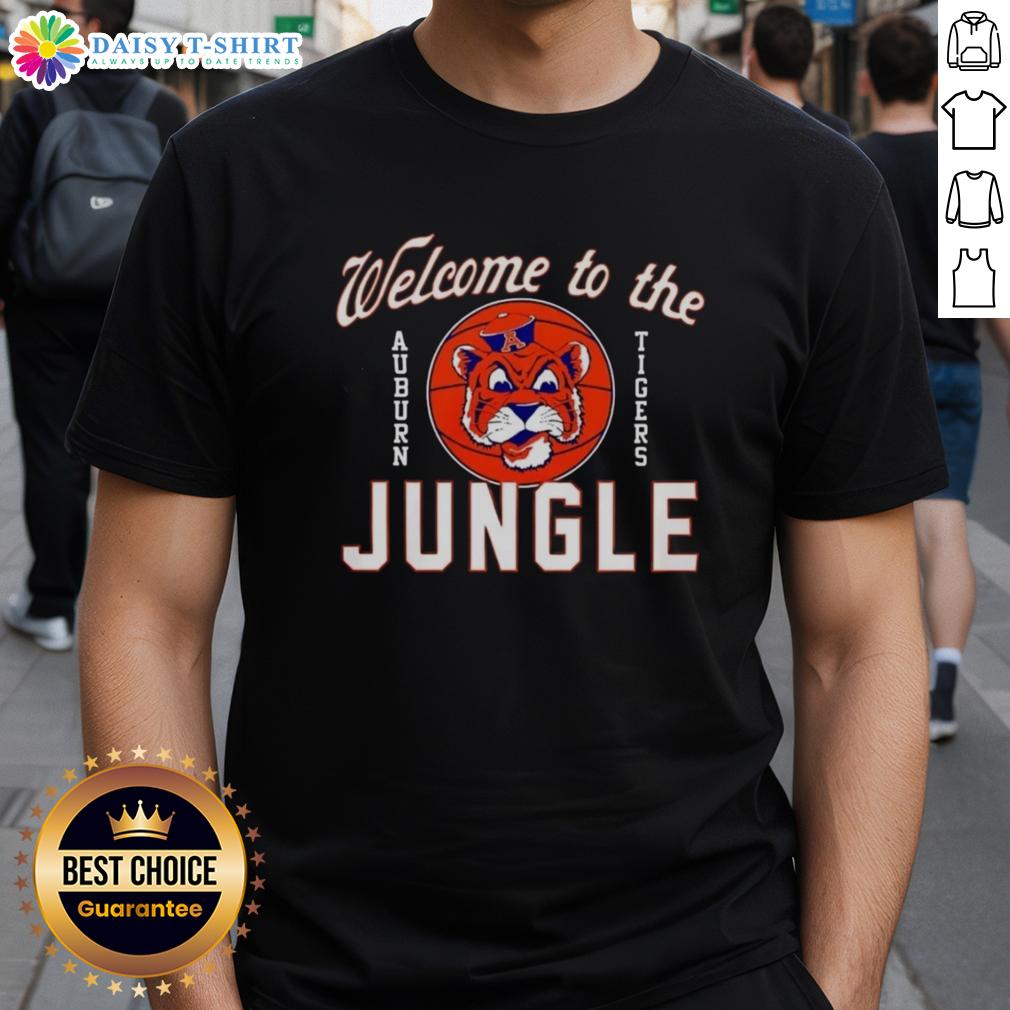 Top Auburn Tigers Welcome To The Jungle T Shirt Top Auburn Tigers Welcome To The Jungle T-Shirt featuring vibrant team colors and logo, perfect for fans and game day.