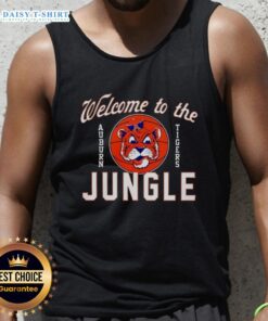 Top Auburn Tigers Welcome to the Jungle tank top featuring vibrant team colors and logo for fans and game day wear.