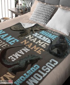 Top Awesome Godzilla Blanket Fleece Customized Blanket - Image 3