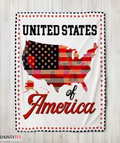 Top Awesome United States Of America Blanket Fleece Blanket