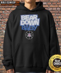 Top Bear Down Baby Arizona Wildcats Basketball Hoodie for fans, featuring vibrant team colors and a cozy design.
