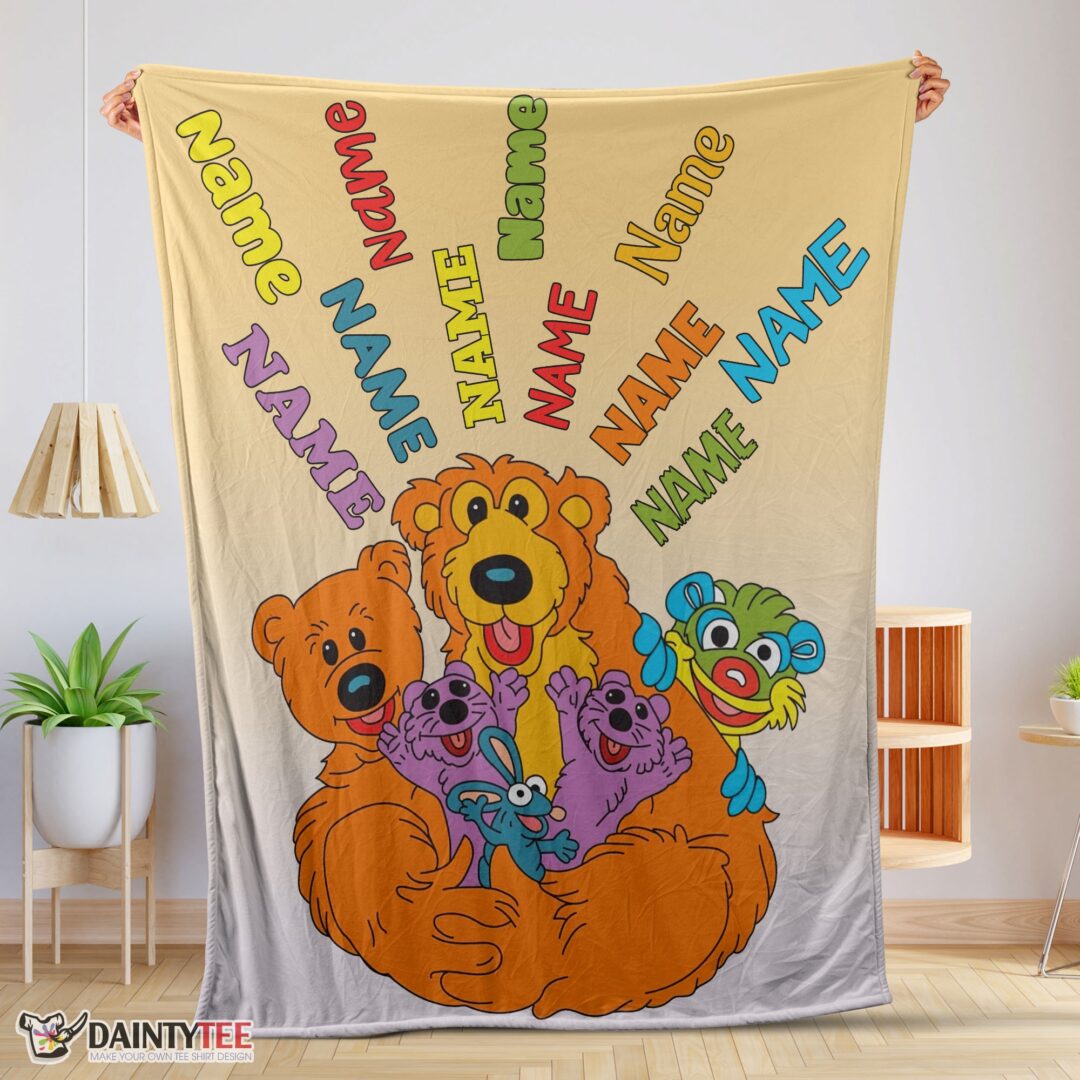 top-bear-in-the-big-blue-house-cartoon-blanket-fleece-customized-blanket-mk-01-1 Top Bear In The Big Blue House Cartoon Blanket Fleece Customized Blanket