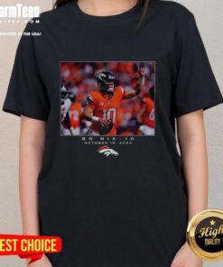 Alt Text: Top Bo Nix Denver Broncos NFL Week 7 2025 Ladies Tee featuring vibrant team colors and stylish design for fans.