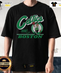 Top Boston Celtics Fly By Vintage T-Shirt featuring classic logo and retro design for basketball fans.