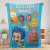 Top Bubble Guppies Underwater Adventure Blanket Fleece Customized Blanket