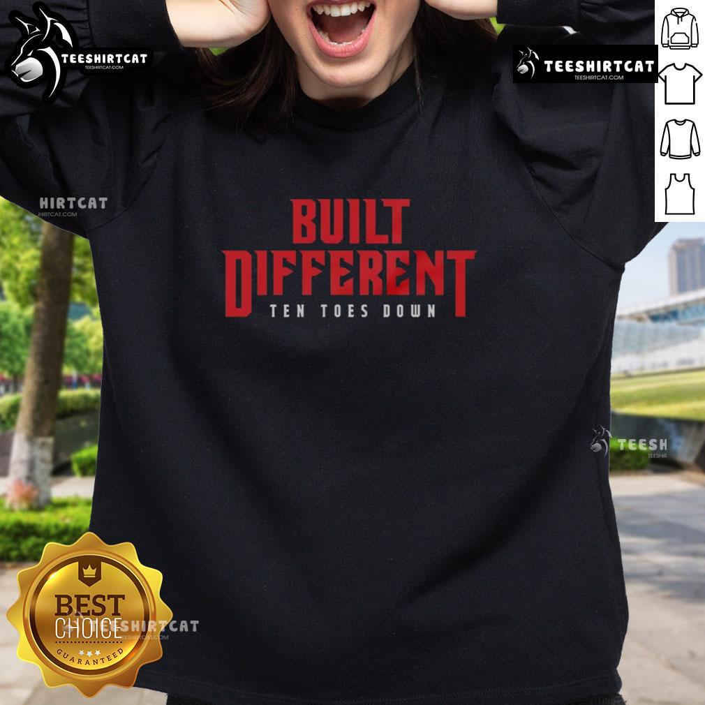 Top Built Different Ten Toes Down Sweatshirt Top Built Different Ten Toes Down sweatshirt in stylish design, perfect for casual wear and street fashion enthusiasts.
