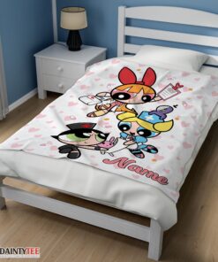 Top Cartoon Network The Powerpuff Girls Nurse Blanket Fleece Customized Blanket - Image 3
