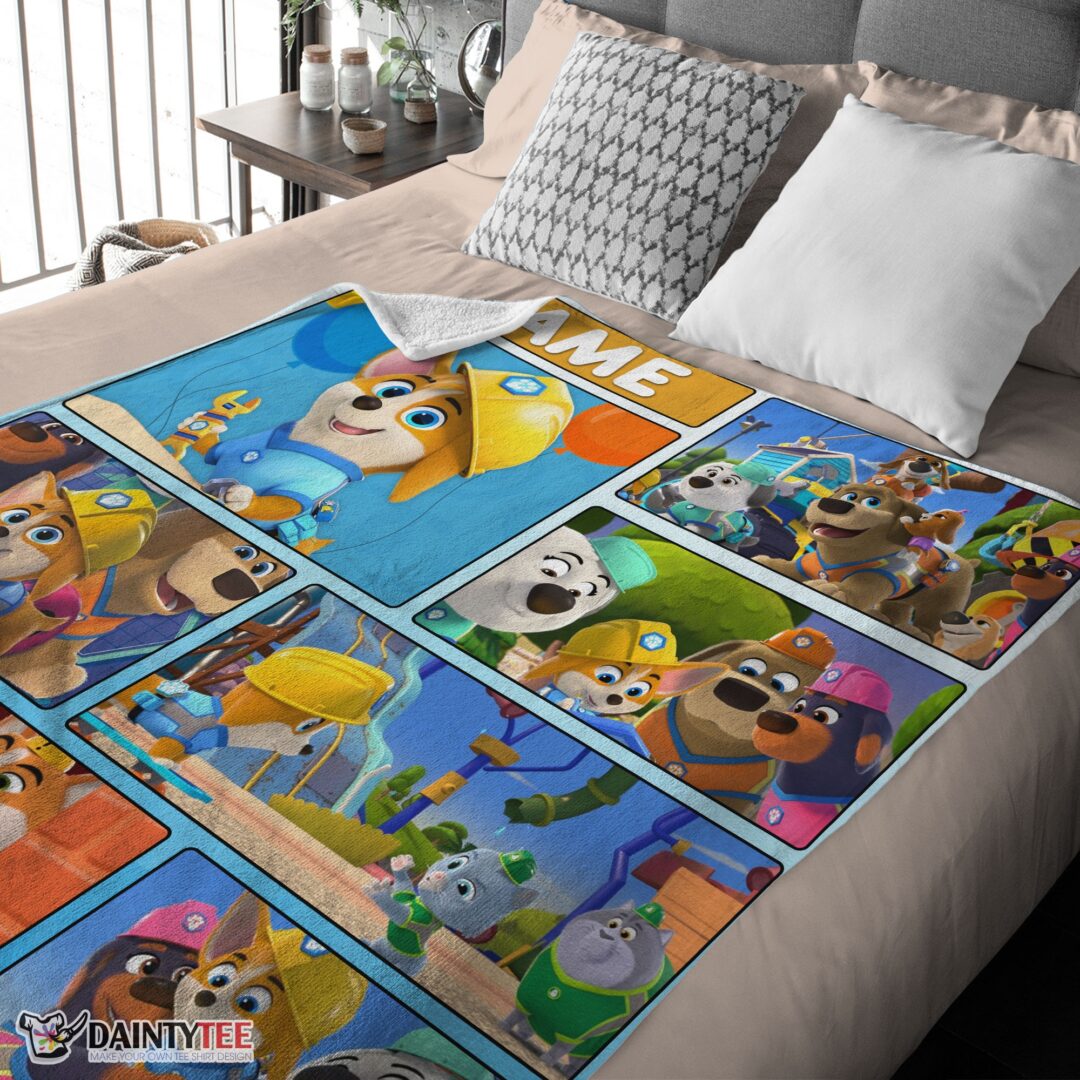 top-cartoon-paw-patrol-baby-animals-blanket-fleece-customized-blanket-mk-03 Top Cartoon PAW Patrol Baby Animals Blanket Fleece Customized Blanket - Image 4