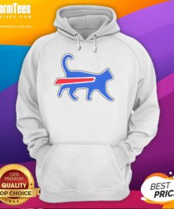 Funny football team meme hoodie featuring Top Cat Bills design, perfect for fans and casual wear.