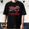 Vintage Chicago Bulls Fly By T-Shirt featuring iconic team logo and retro design, perfect for basketball fans.