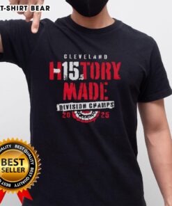 Top Cleveland Baseball H15Tory Made 2025 Division Champs T-Shirt featuring bold graphics and team colors.