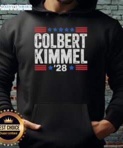 Top Colbert Kimmel 28 Stars hoodie featuring a stylish design perfect for fans of late-night talk shows.