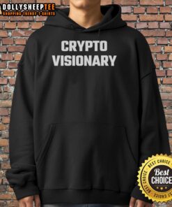Stylish Top Crypto Visionary Hoodie displayed on a mannequin, showcasing its vibrant design and comfortable fit.