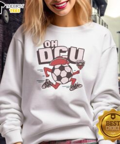 Stylish Top D.C. United sweatshirt featuring team colors and logo, perfect for fans of DCU.