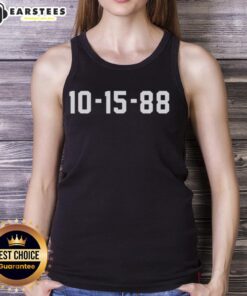 Vintage Top Dan Patrick tank top from October 15, 1988, showcasing retro style and sports memorabilia.