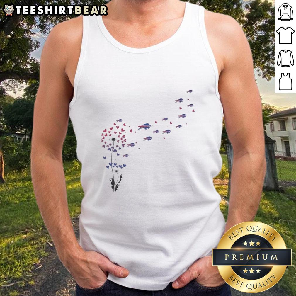 Top Dandelion Flower Buffalo Bills Football Logo Tank Top Top Dandelion Flower Buffalo Bills football logo tank top, perfect for fans showcasing team spirit in style.