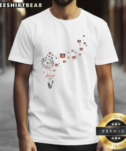 Top Dandelion Flower Cincinnati Bengals Football Logo T-Shirt featuring vibrant graphics and a stylish design for fans.