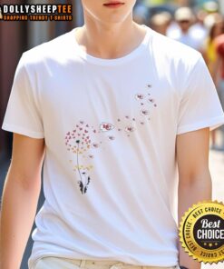 Top Dandelion Flower Kansas City Chiefs Football Logo T-Shirt design featuring vibrant graphics and team colors.