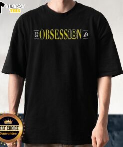 Deandre Ayton wearing Obsess18N LA 2025 2026 Los Angeles Lakers t-shirt, showcasing team spirit and style.