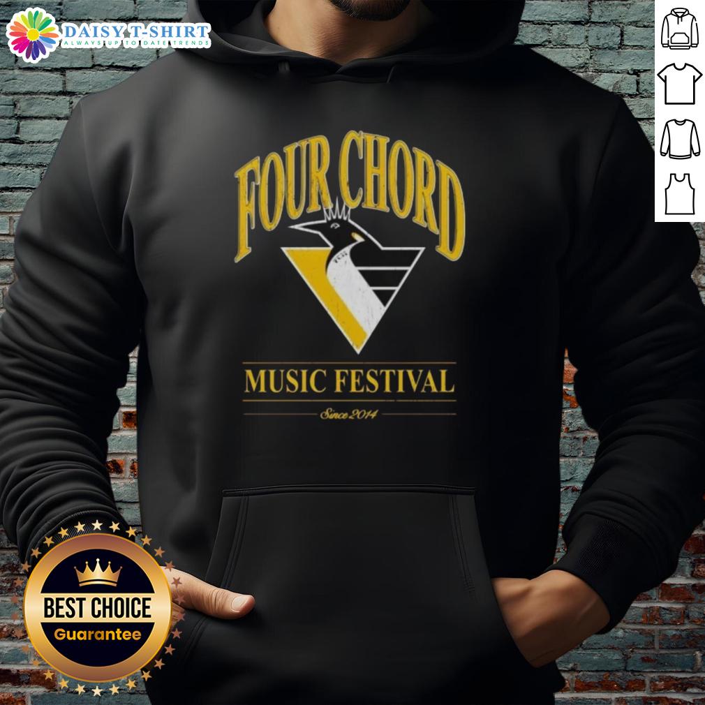 Top Four Chord Music Festival Pittsburgh Penguins Hockey Nhl Hoodie Top Four Chord Music Festival hoodie featuring Pittsburgh Penguins NHL design, perfect for hockey fans and music lovers.