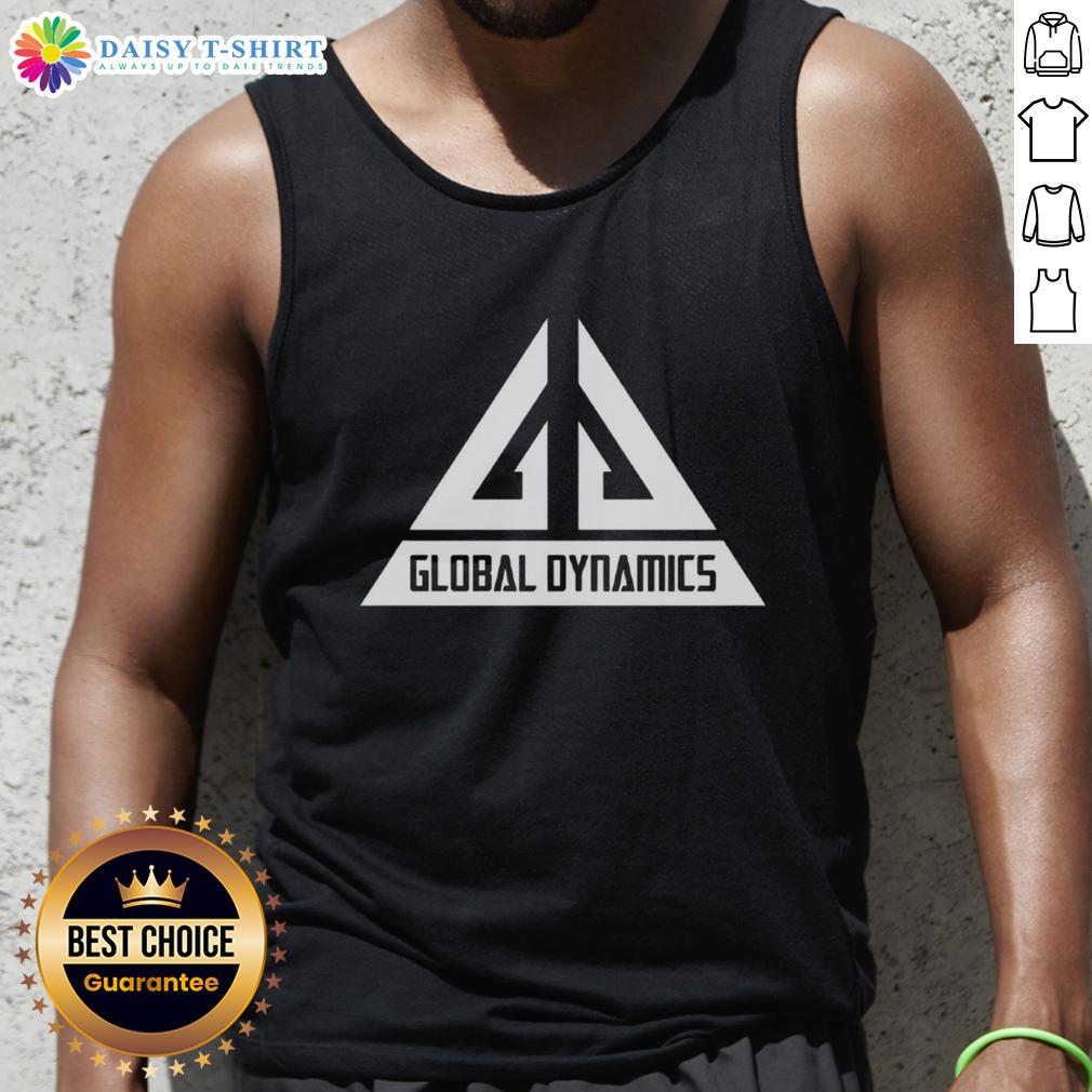 Top Global Dynamics Tank Top Top Global Dynamics tank top featuring a modern design and vibrant colors, perfect for casual summer wear.