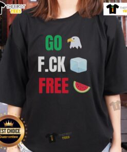 Top Go Fuck Free Go Birds Fuck Ice Free Palestine Shirt Hannah Einbinder Emmy T-Shirt - Image 6