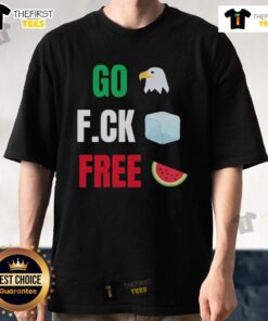 Top Go Birds Ice Free Palestine shirt featuring Hannah Einbinder's Emmy design, perfect for bold fashion statements.
