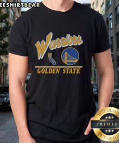 Top Golden State Warriors Fly By Vintage T-Shirt featuring classic team colors and retro design for basketball fans.