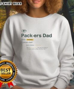 Top Green Bay Packers Dad Definition Sweatshirt featuring a stylish design for proud Packers fans and fathers.