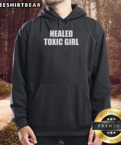 Top-Healed Toxic Girl Hoodie featuring a trendy design, perfect for casual wear and expressing unique style.