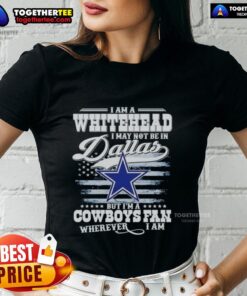 Women's 'I Am A Whitehead' Dallas Cowboys tee, perfect for fans showing team spirit anywhere.