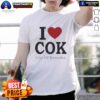 Alt Text: Top I Love Cok City of Kenosha T-Shirt design featuring a vibrant graphic and stylish typography.